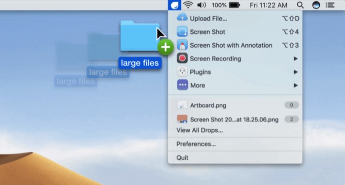 droplr Mac screenshot app