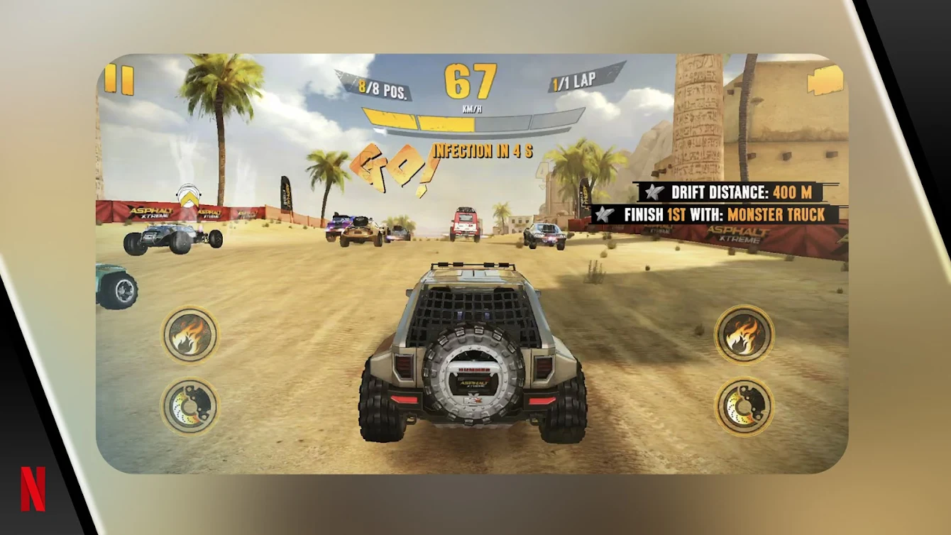 Asphalt Xtreme Netflix Mobile Game