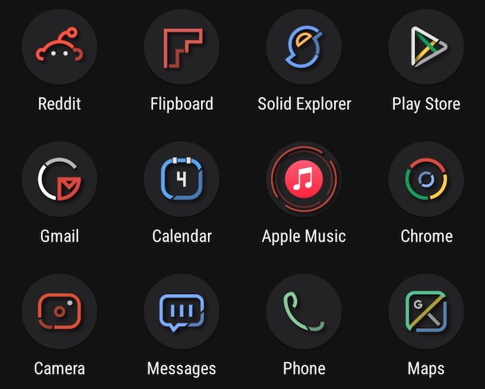 minma Android icon pack