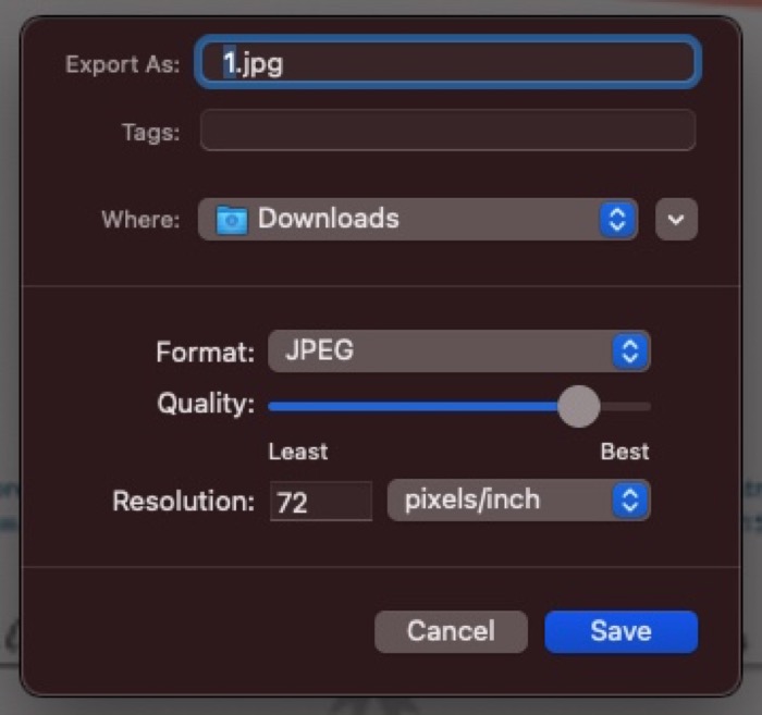 converting PDF to image with Preview