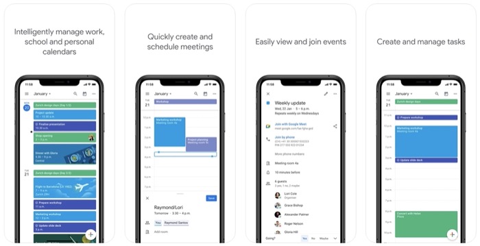 Google Calendar iPhone app