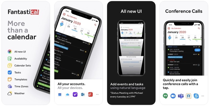 Fantastical iPhone calendar app