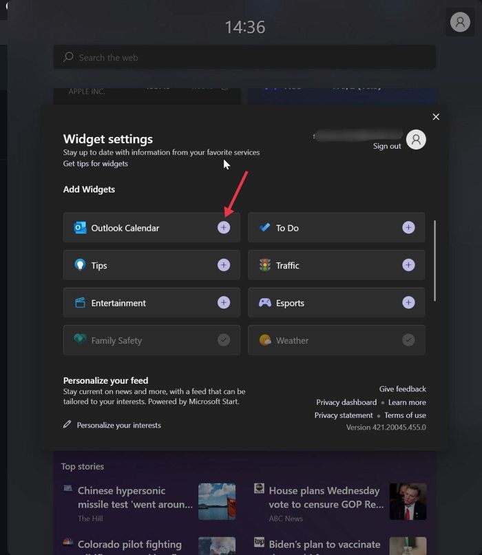 customize windows 11 widgets