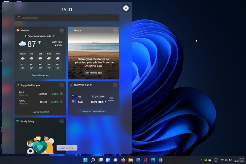 Customize Windows 11 widgets