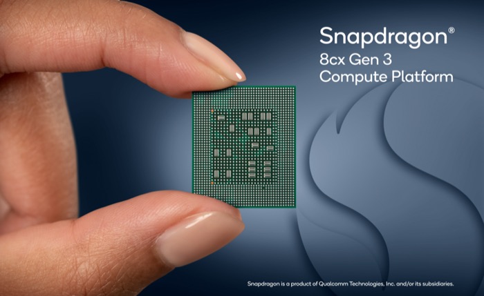 Snapdragon 8cx gen 3 chip