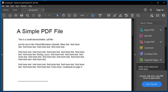 electronically sign a PDF document on Windows using Adobe Reader