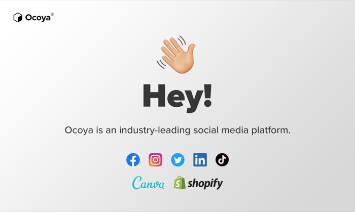 Ocoya social media marketing tool