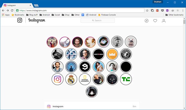 How to Download and View Instagram Stories on Desktop - Chrome IG Story 1