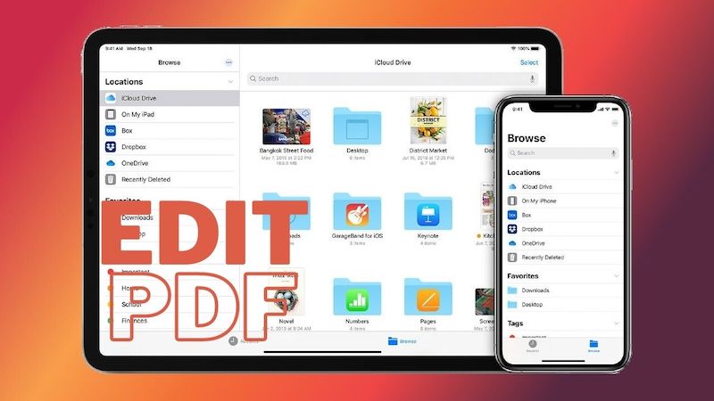 edit pdf iPhone