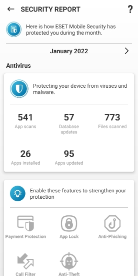 ESET Android Scan