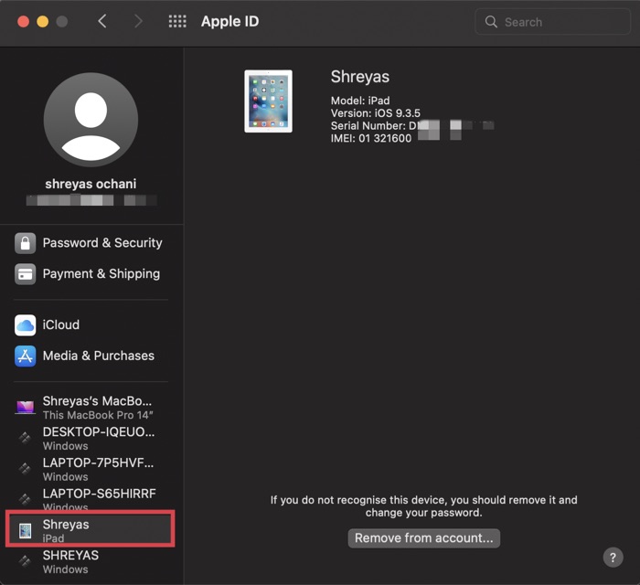 How to Remove Device from Apple ID - remove device from apple id 7