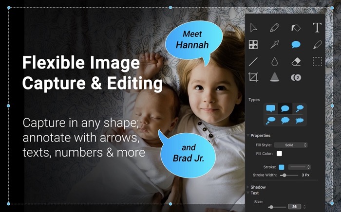 Capto image and video editing