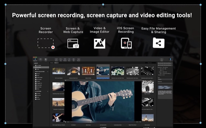 Capto: screen capture and video editing tool