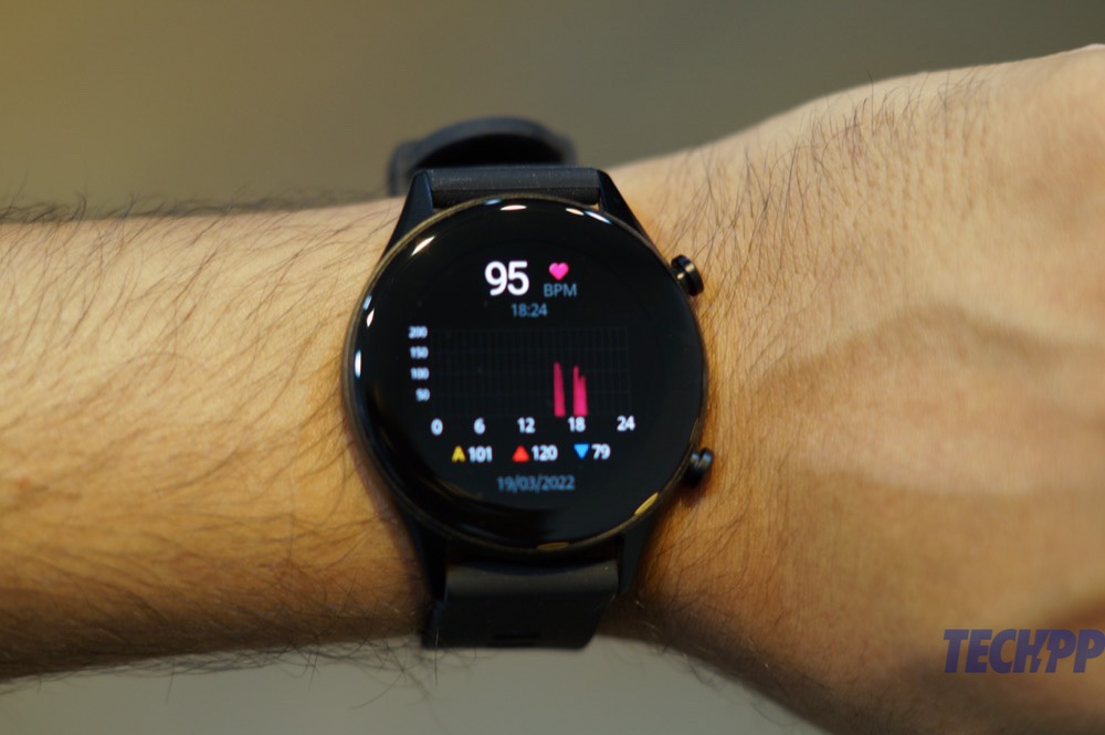 Titan Smart Pro Review: A Feature-Rich Wearable Short on Smartwatch Essentials - Titan Smart Pro review heart rate monitoring