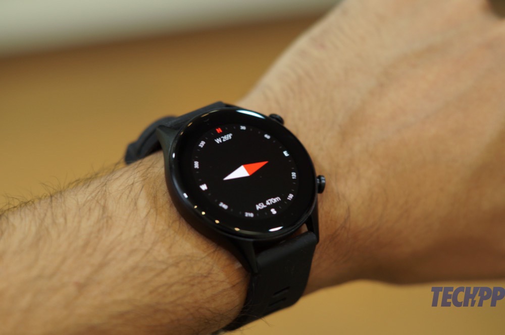 Titan Smart Pro Review: A Feature-Rich Wearable Short on Smartwatch Essentials - Titan Smart Pro review compass