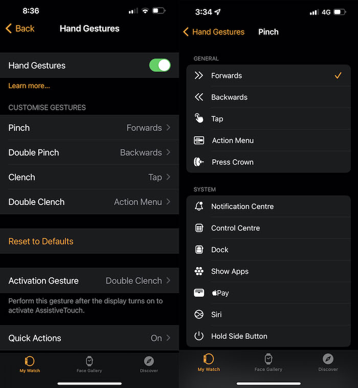 How to Control Your Apple Watch With Gestures - Step3