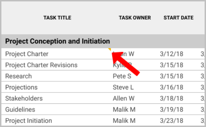 google sheets assigns