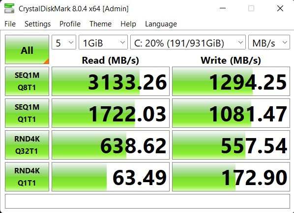 SSD Asus F15