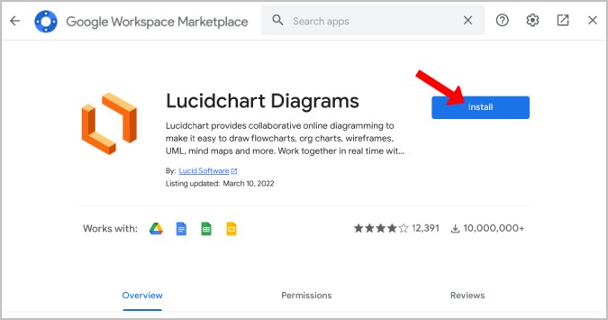 Lucidchart Diagrams Install