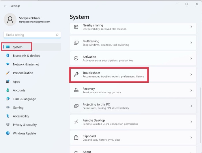 Windows 11 troubleshooter