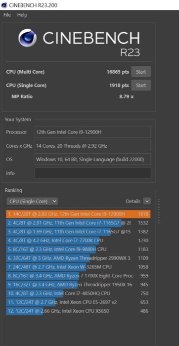 cinebench scar 15