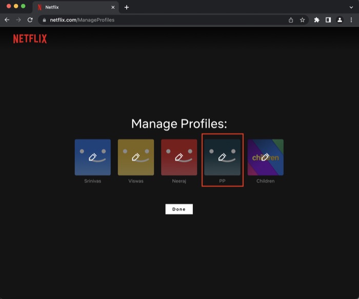 Default profile photos Netflix