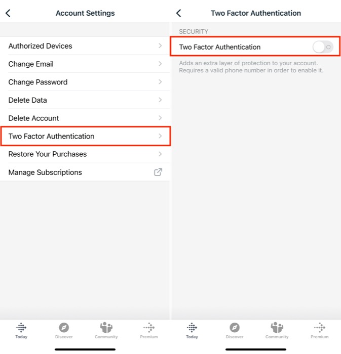 initiating 2fa on fitbit