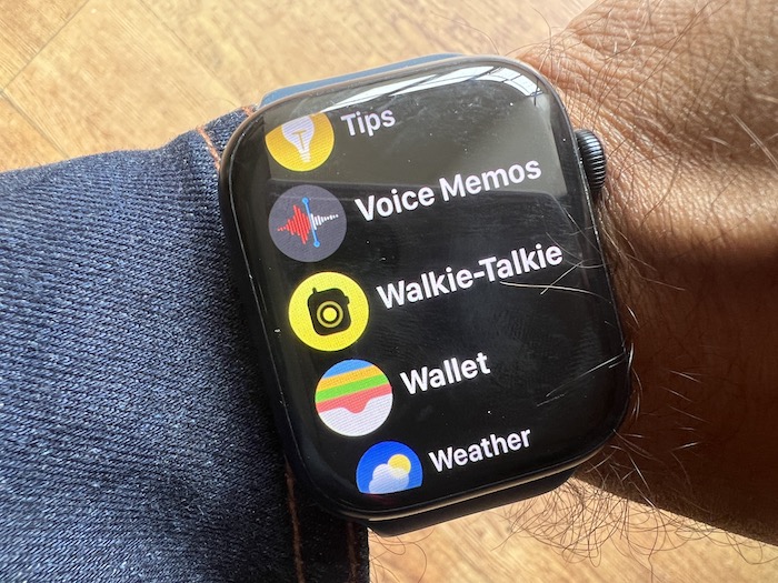 apple watch walkie-talkie