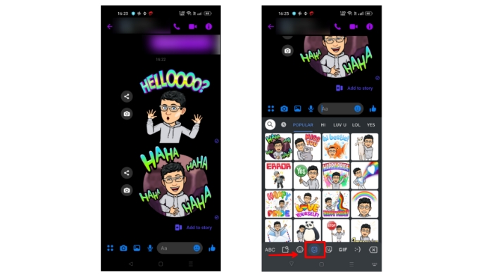 bitmoji sticker maker app android