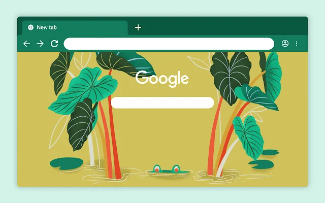 Under The Leaf Theme For Google Chrome