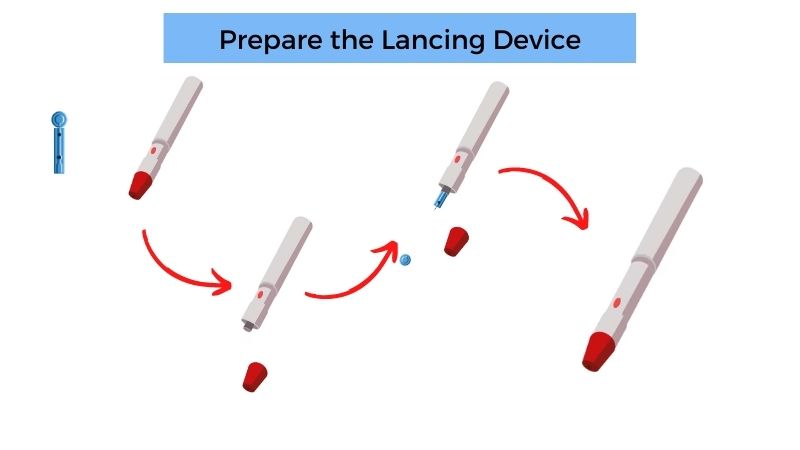 Preparing-the-lancing-device