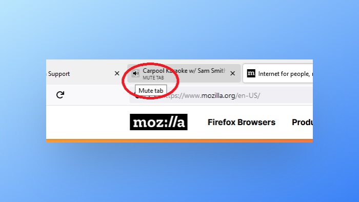 Firefox Mute Tab