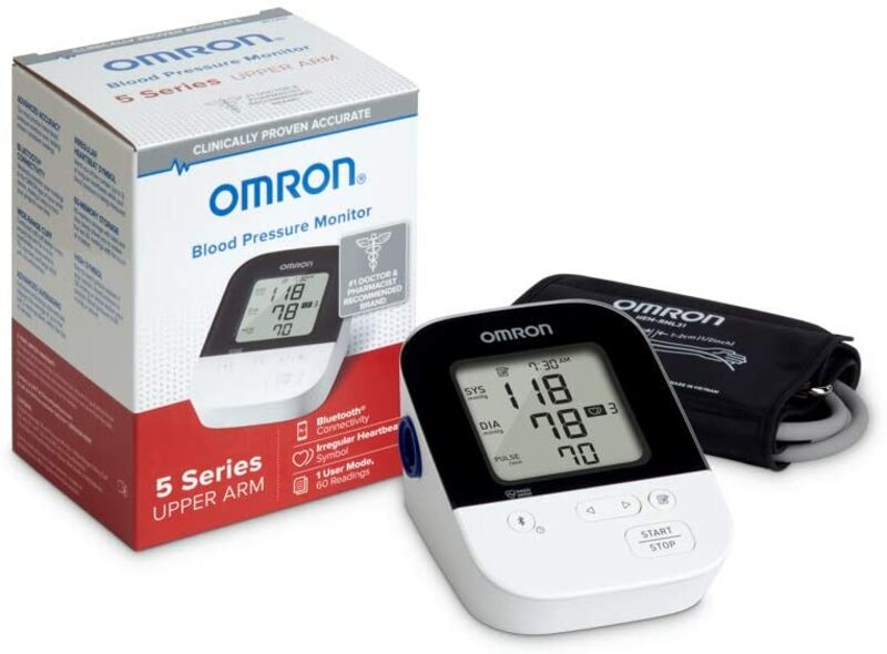 omron 5 series blood pressure monitor for home use