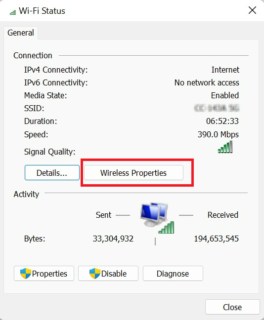 Wi-Fi Properties