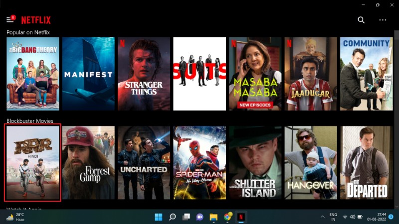 download movies and shows netflix Windows step 6