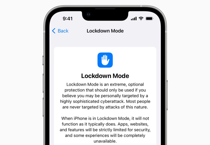 lockdown mode in iphone