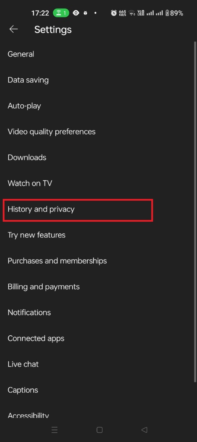 how to pause Youtube watch history step 3
