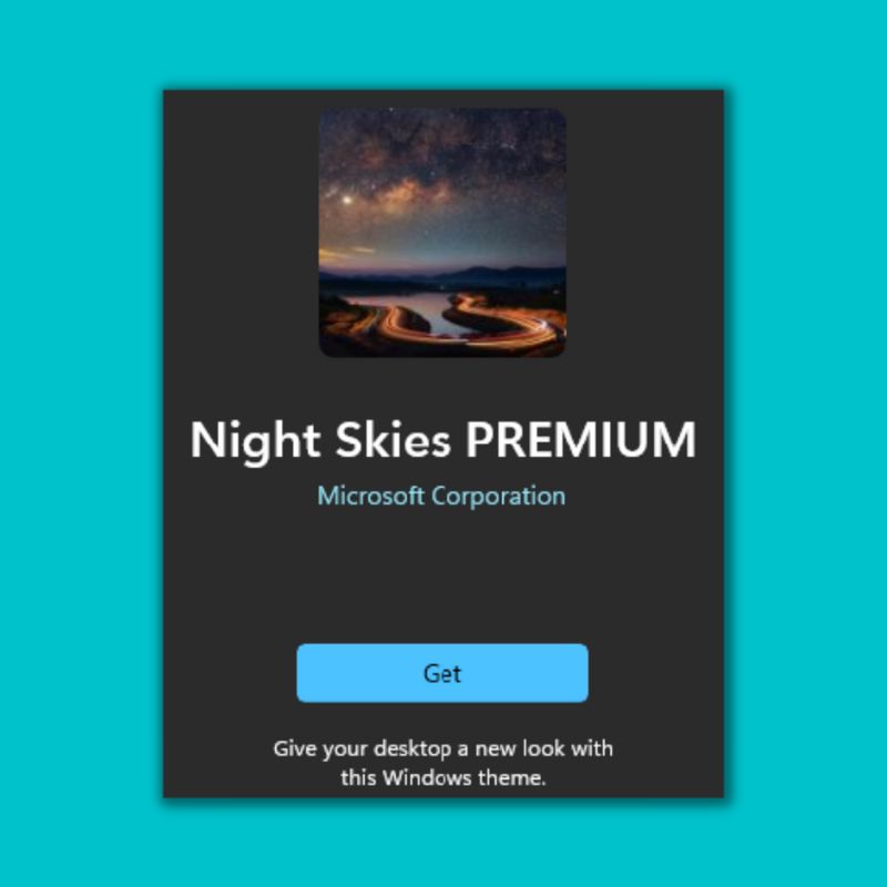 Night Skies Premium Theme Pack