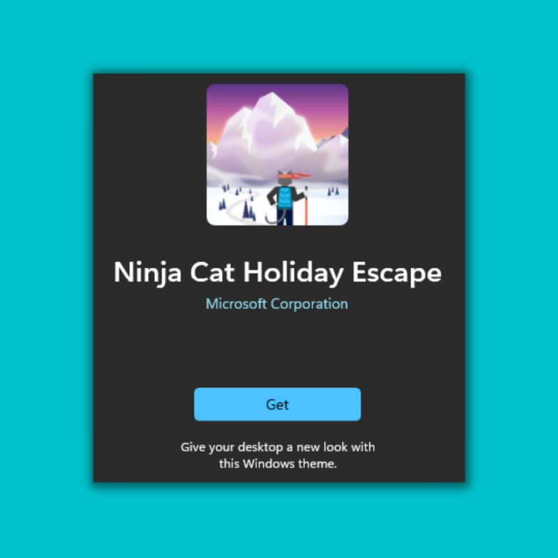 Ninja Cat Holiday Theme Pack