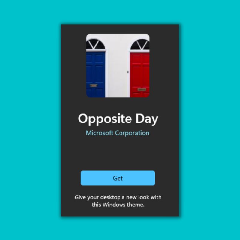 Opposite Day Theme Pack