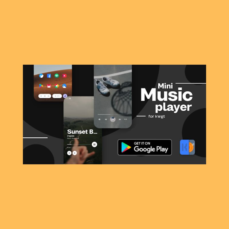 Mini Music Player Widget Pack for KWGT
