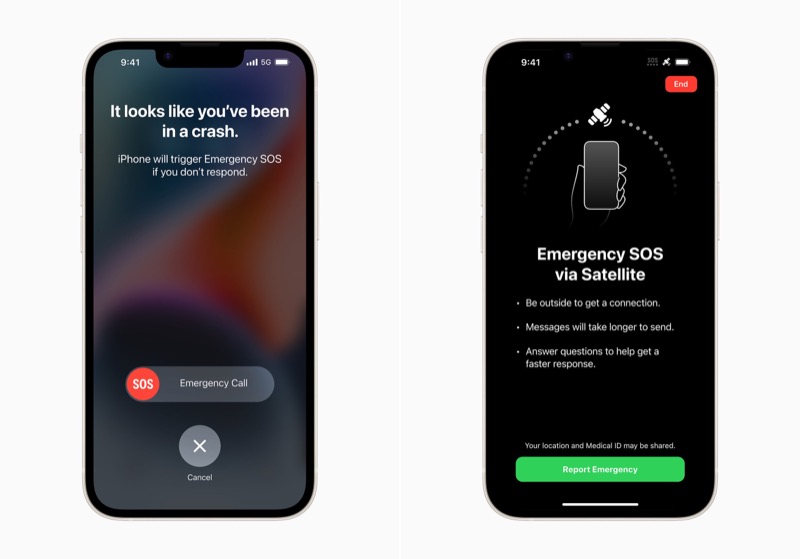 iphone 14 crash detection and emergency sos features