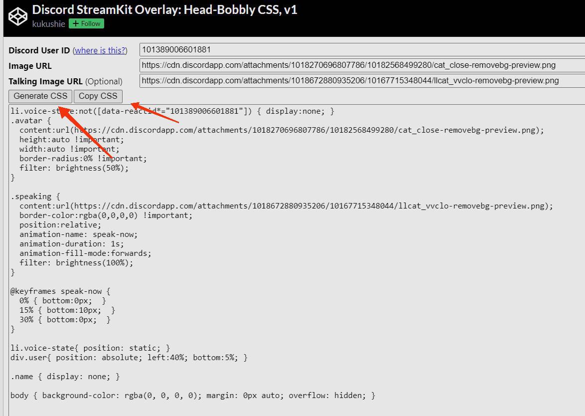 discord reactive png vtuber - copy custom CSS