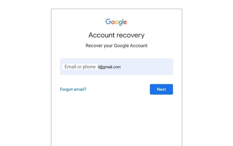 Recover deleted user account