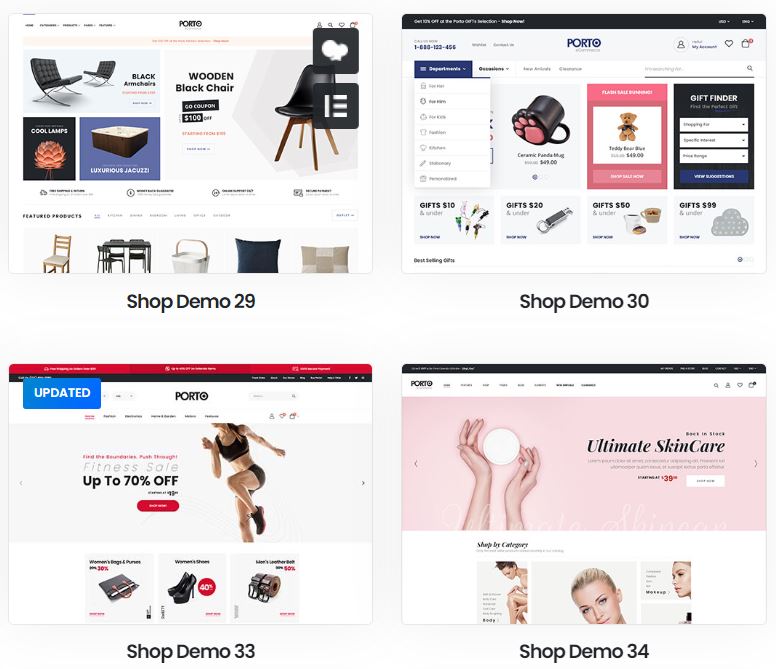 best wordpress ecommerce themes - porto