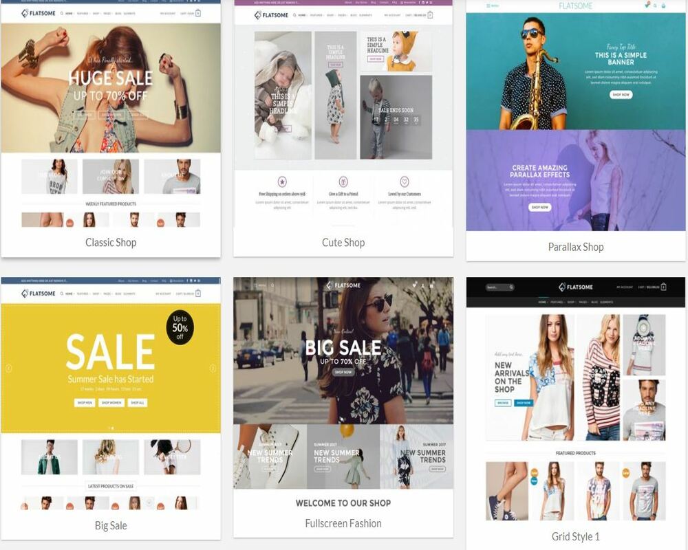 best ecommerce wordpress themes - flatsome