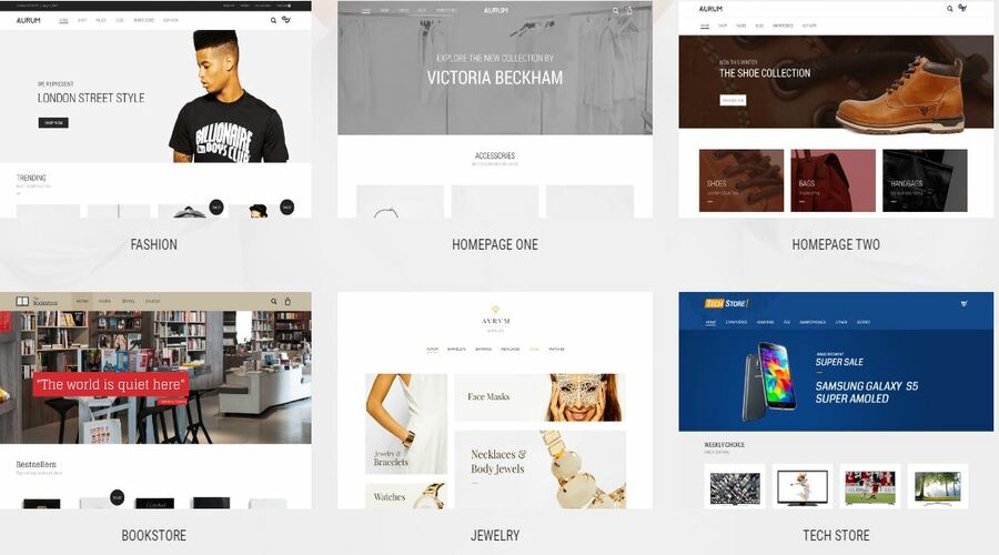 best wordpress ecommerce themes - aurum