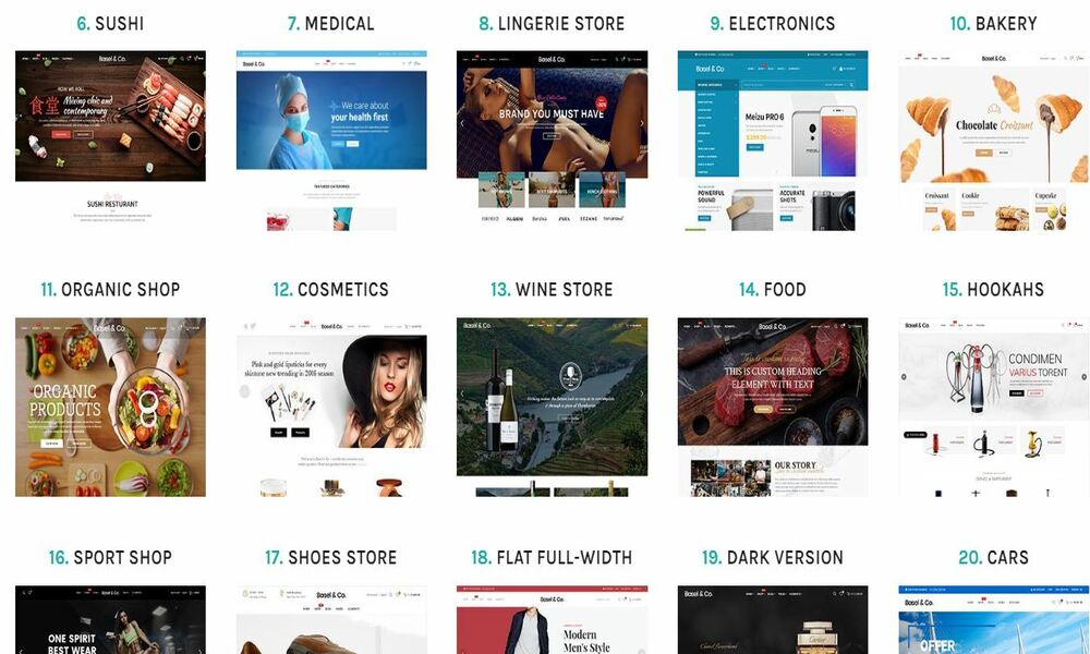 best wordpress ecommerce themes - basel