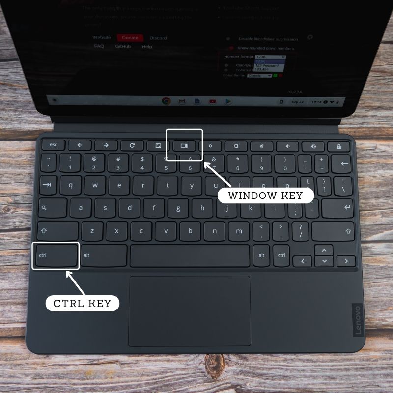 Full Screenshot keyboard shortcut on ChromeOS