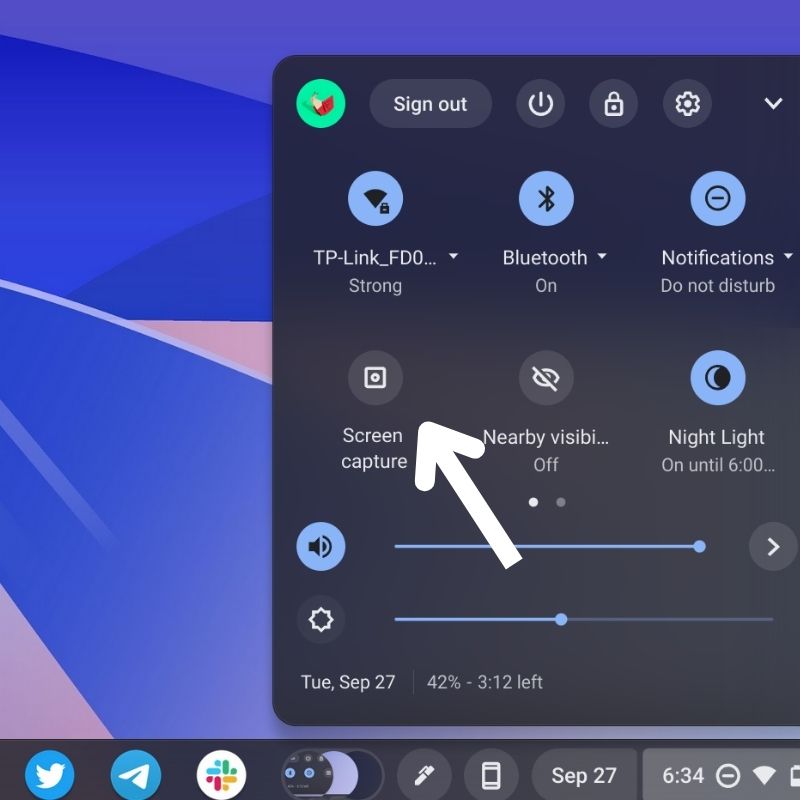 Screen Capture Shortcut on ChromeOS